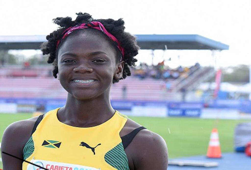 'Video thumbnail for Brianna Lyston blasted to 22.66 at Jamaica Carifta Games Trials 2022'